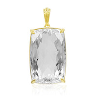 Pendentif en argent et Quartz blanc