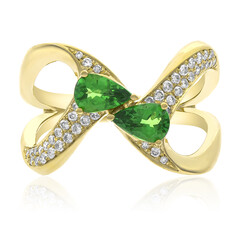 Bague en or et Grenat Tsavorite AAA (CIRARI)