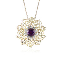 Collier en or et Améthyste de Zambie (Ornaments by de Melo)