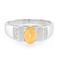 Bague pour homme en argent et Opale Javanaise