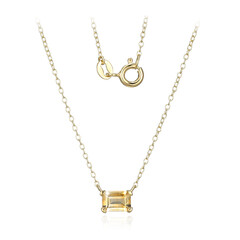 Collier en argent et Citrine