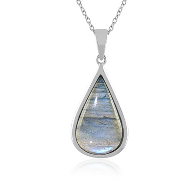Collier en argent et Labradorite