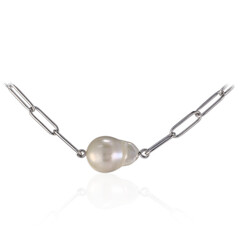 Collier en argent et Perle de culture d'eau douce (TPC)