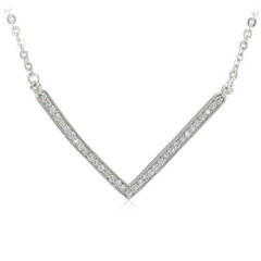 Collier en argent et Topaze blanche