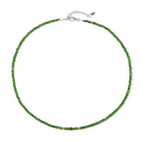 Collier en argent et Hématite mystique
