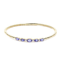 Bracelet en or et Tanzanite AAA (CIRARI)
