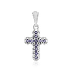 Pendentif en argent et Iolite