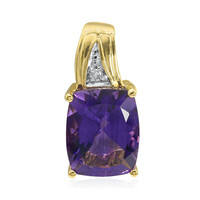 Pendentif en or et Quartz Myrtille