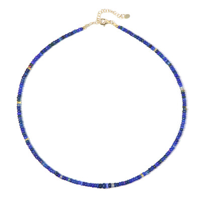 Collier en argent et Opale rose de France