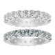 Bague en argent et Topaze blanche