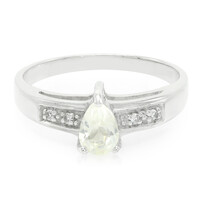 Bague en argent et Orthose
