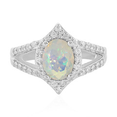 Bague en argent et Opale Welo