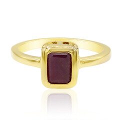 Bague en argent et Rubis