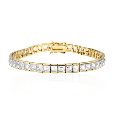 Bracelet en argent et Topaze blanche