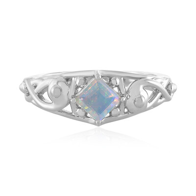 Bague en argent et Opale Welo