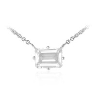 Collier en argent et Topaze blanche