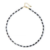 Collier en argent et Hématite noire