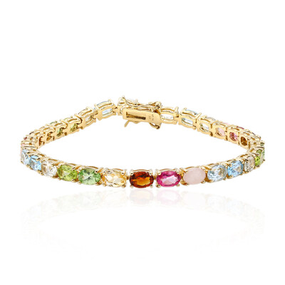 Bracelet en argent et Topaze bleu Suisse