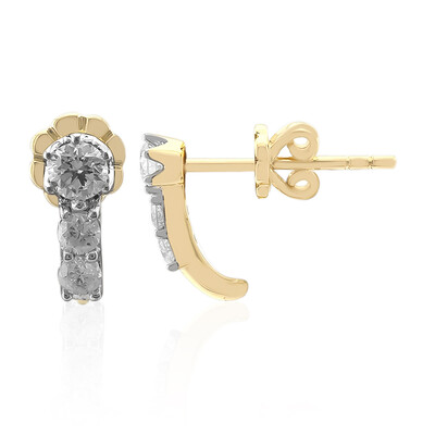 Boucles d'oreilles en or et Diamant SI1 (G) (Annette)