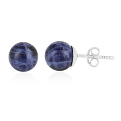 Boucles d'oreilles en argent et Sodalite