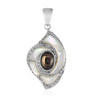 Pendentif en argent et Coquillage d'Abalone (Art of Nature)