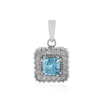 Pendentif en argent et Zircon de Ratanakiri
