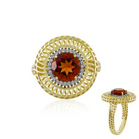 Bague en or et Citrine Madère (Ornaments by de Melo)