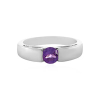 Bague en argent et Améthyste du Maroc