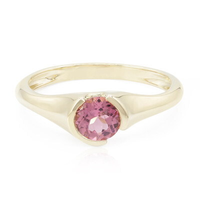 Bague en or et Tourmaline rose