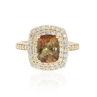 Bague en or et Andalousite