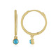 Boucles d'oreilles en argent et Turquoise