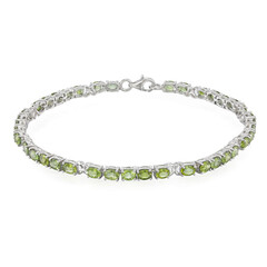 Bracelet en argent et Tourmaline Paraïba