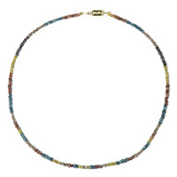 Collier en argent et Diamant fantaisie(Adela Silber)