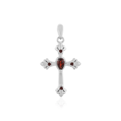 Pendentif en argent et Grenat du Mozambique