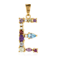 Pendentif en argent et Topaze bleu Suisse