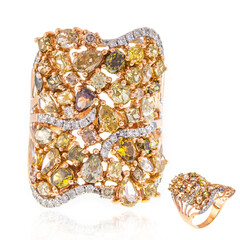 Bague en or et Diamant SI Fancy (CIRARI)