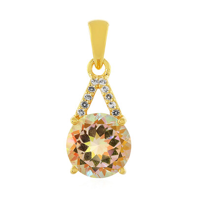 Pendentif en argent et Quartz Luna