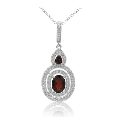 Collier en argent et Grenat