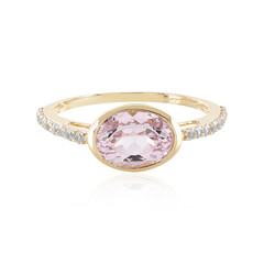 Bague en or et Kunzite