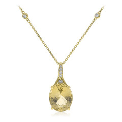 Collier en or et Tourmaline néon du Congo (CIRARI)