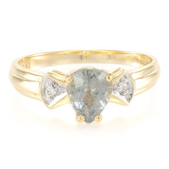 Bague en or et Saphir non chauffé (AMAYANI)