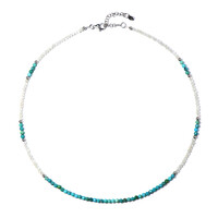 Collier en argent et Turquoise