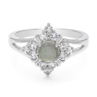 Bague en argent et Spectrolite