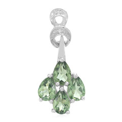 Pendentif en argent et Apatite de Russie