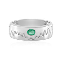 Bague en argent et Emeraude de Russie (de Melo)