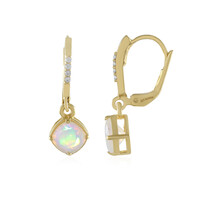Boucles d'oreilles en argent et Opale Welo