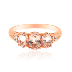Bague en or et Morganite AAA