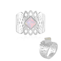 Bague en argent et Opale Welo AAA (de Melo)
