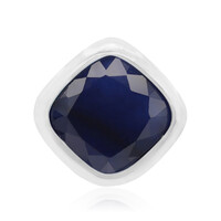 Pendentif en argent et Saphir bleu
