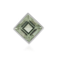 Pendentif en argent et Améthyste verte